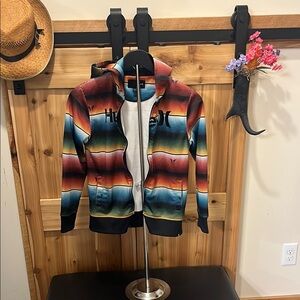 Hurley Multicolor Striped Lightweight Jacket - please read description